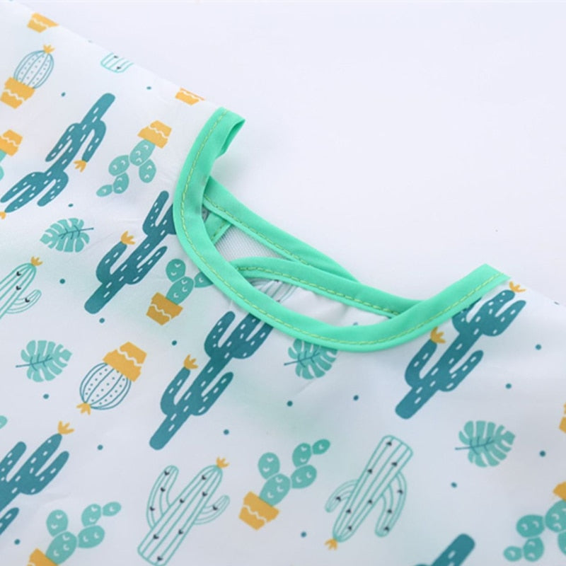 Avental de manga comprida para bebês - WR MACIEL